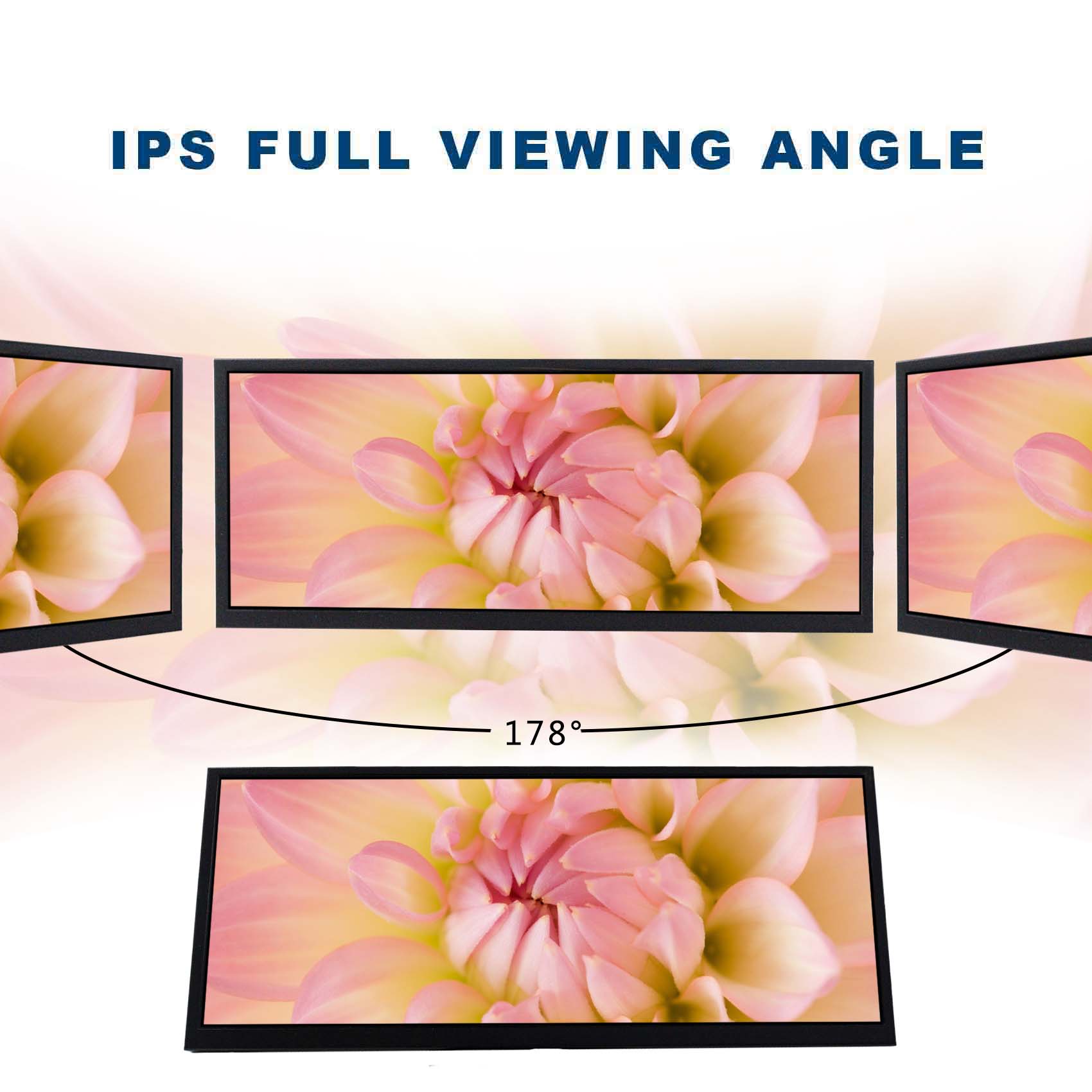 Vsdisplay 12.3Inch 1920X720 Capacitive Touch Screen Lcd Monitor
